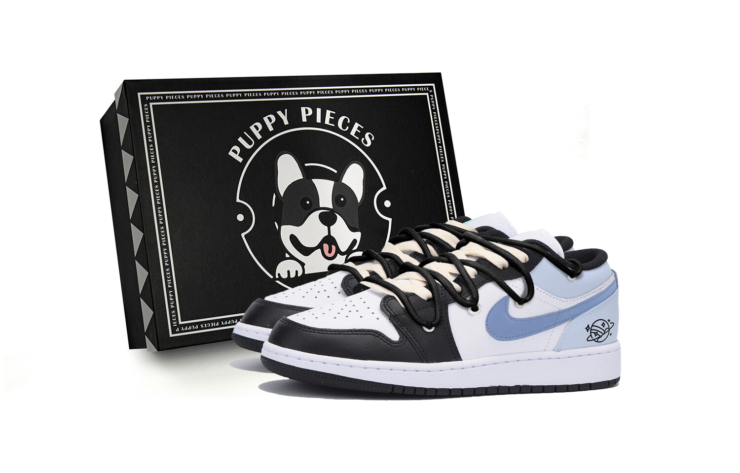 

Баскетбольные кроссовки Air 1 Vintage женские низкие черный/синий Jordan