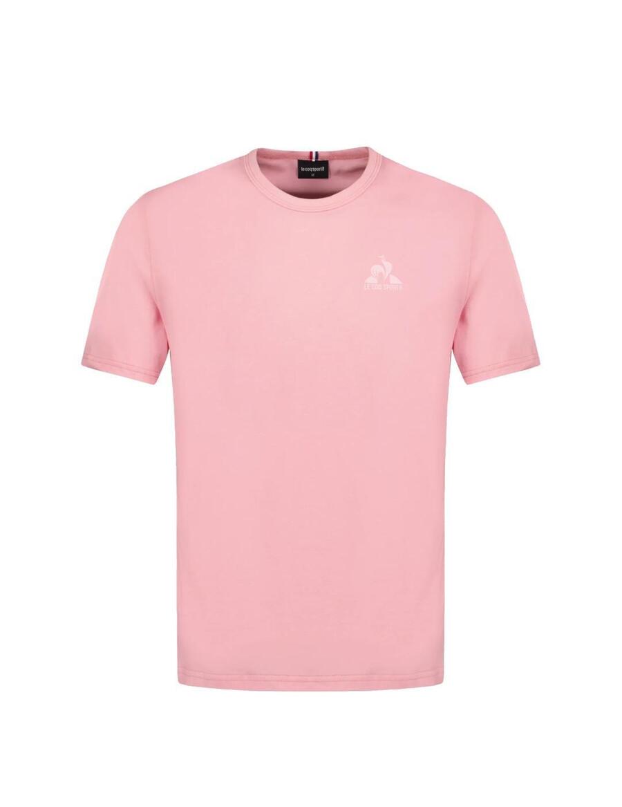 

Футболка мужская Le Coq Sportif монохромная розовая
