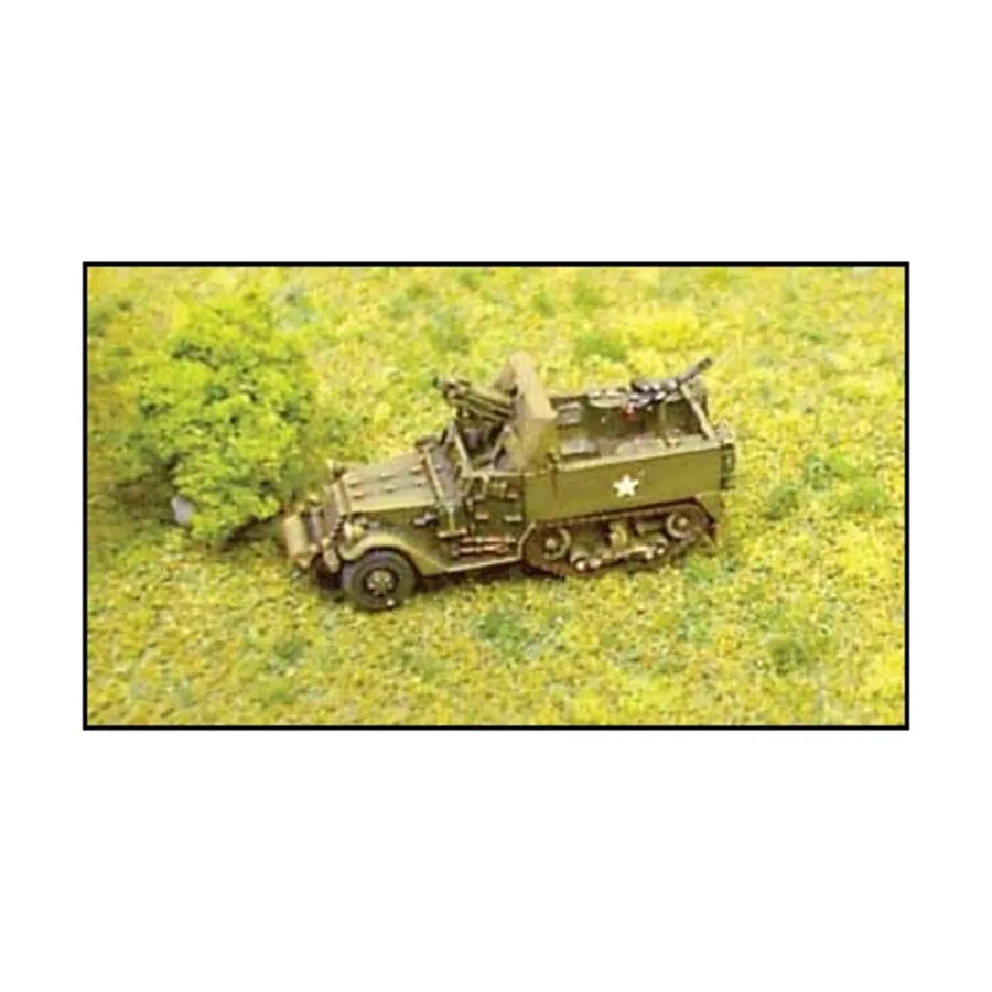 

75-мм пушка Т30 МС, WWII Micro Armour - United States - Halftracks (1:285)