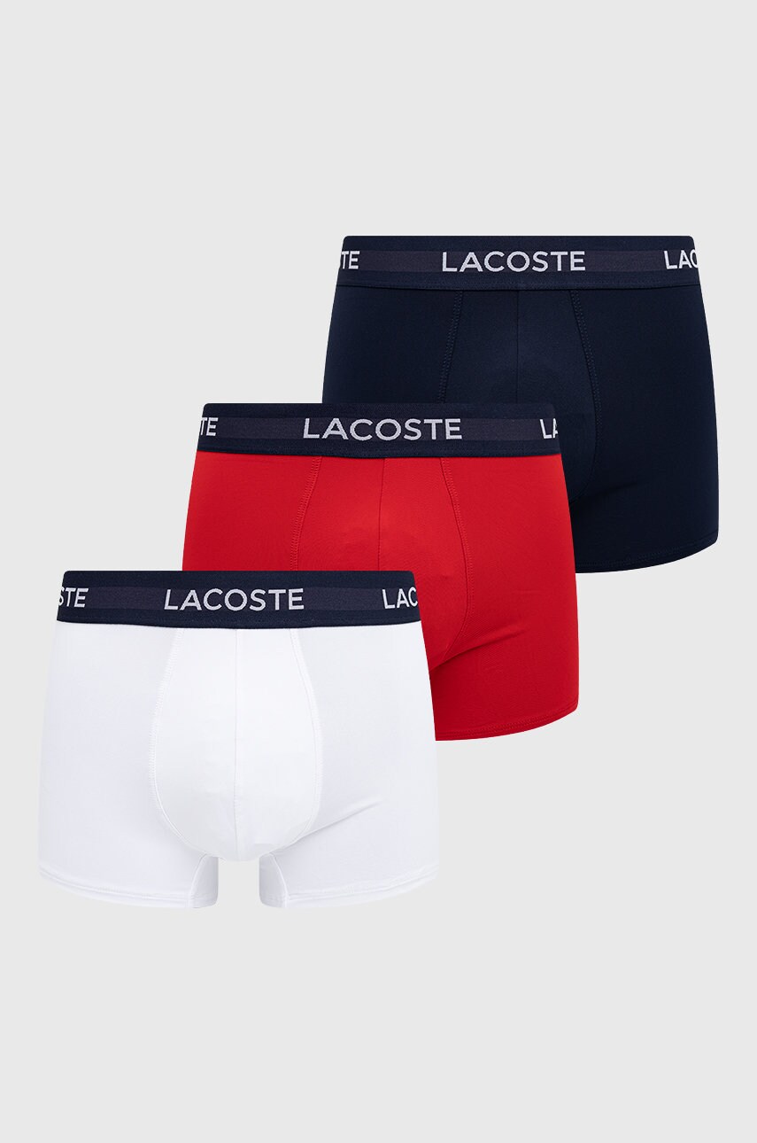 

3 пары боксеров Lacoste, мультиколор