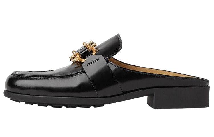 Тапочки женские Bottega Veneta Monsieur, черный
