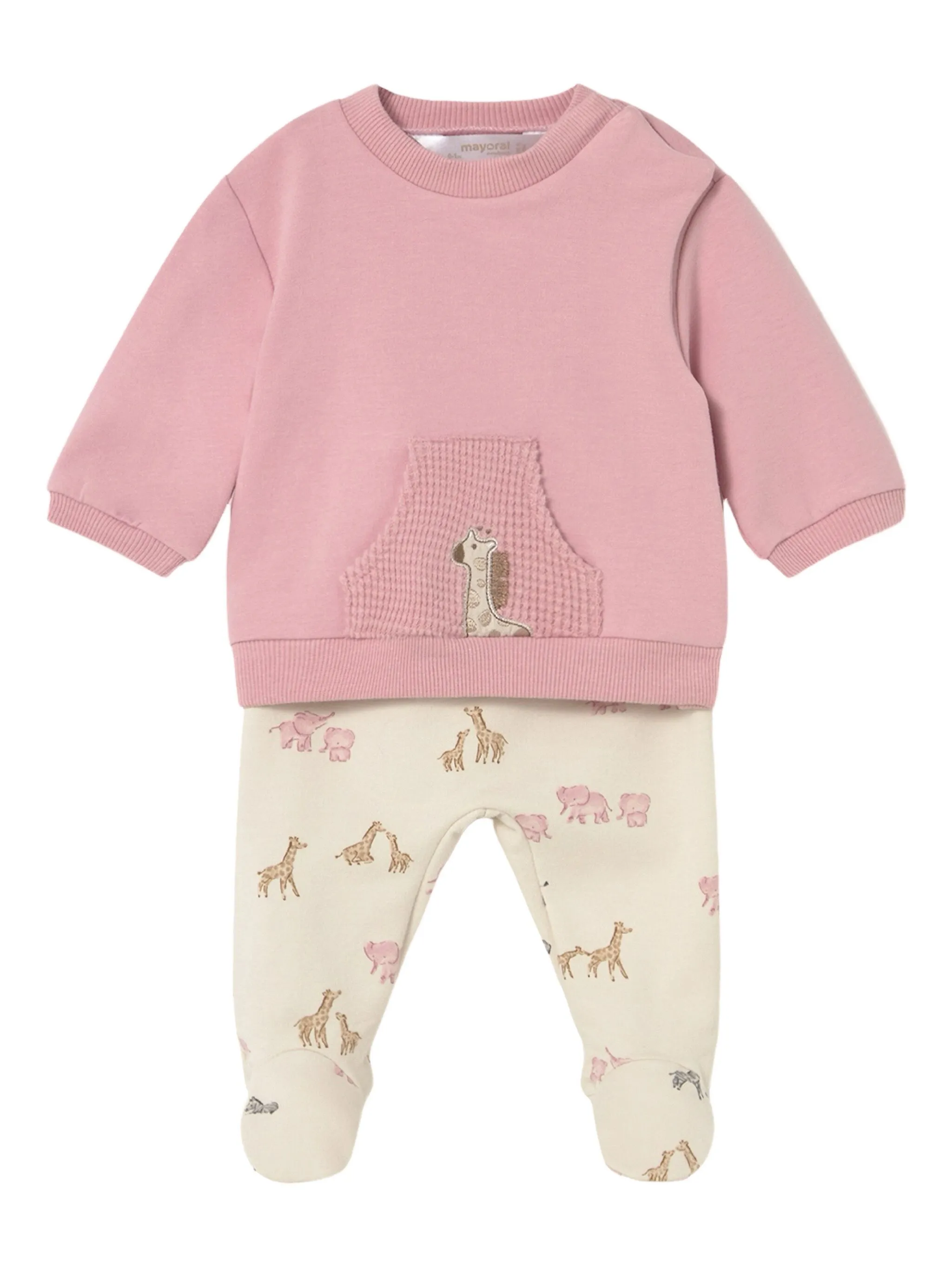 

Комплект из толстовки и брюк Mayoral, розовый