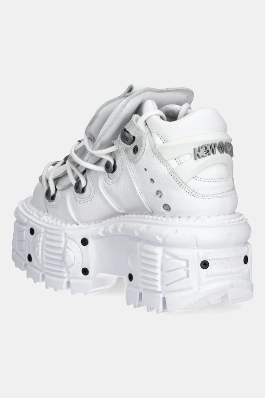 Кожаные кроссовки Napa Blanca + футболка Imperfect Tank Blanco Tornillos New Rock, белый — фото 3