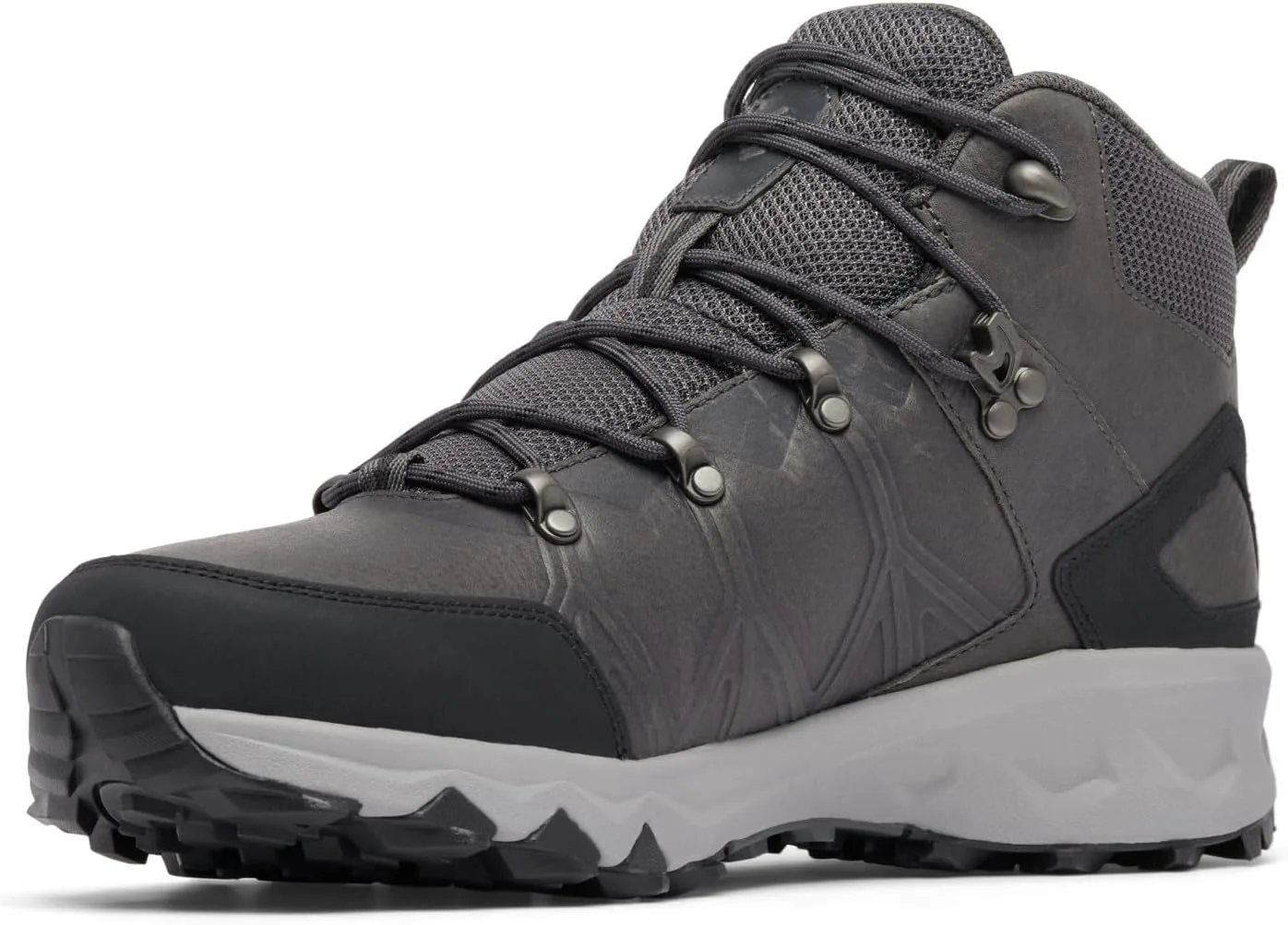 Мужские ботинки Columbia Peakfreak II Mid Outdry из кожи, темно-серый — фото 2