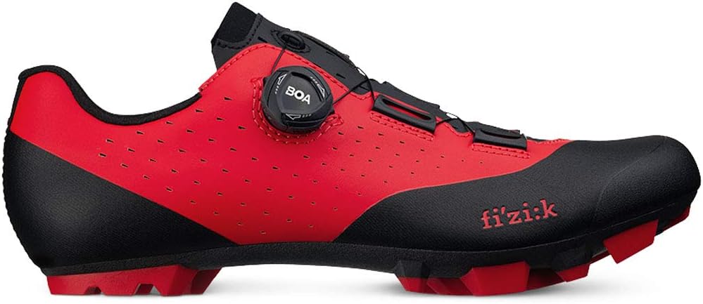 

Велосипедные туфли Fizik M6 UOMO BOA для горного велоспорта, черный/красный