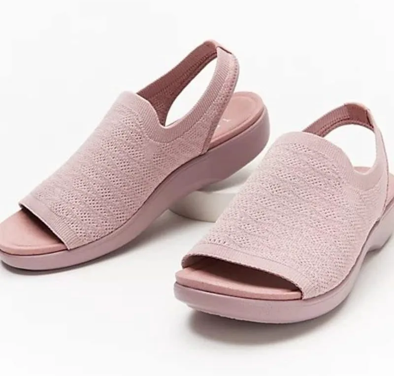 

Мужские и женские сандалии LONG-M, летящие, плетеные повседневные сандалии с толстой подошвой, обувь с открытым носком, римские сандалии, розовый