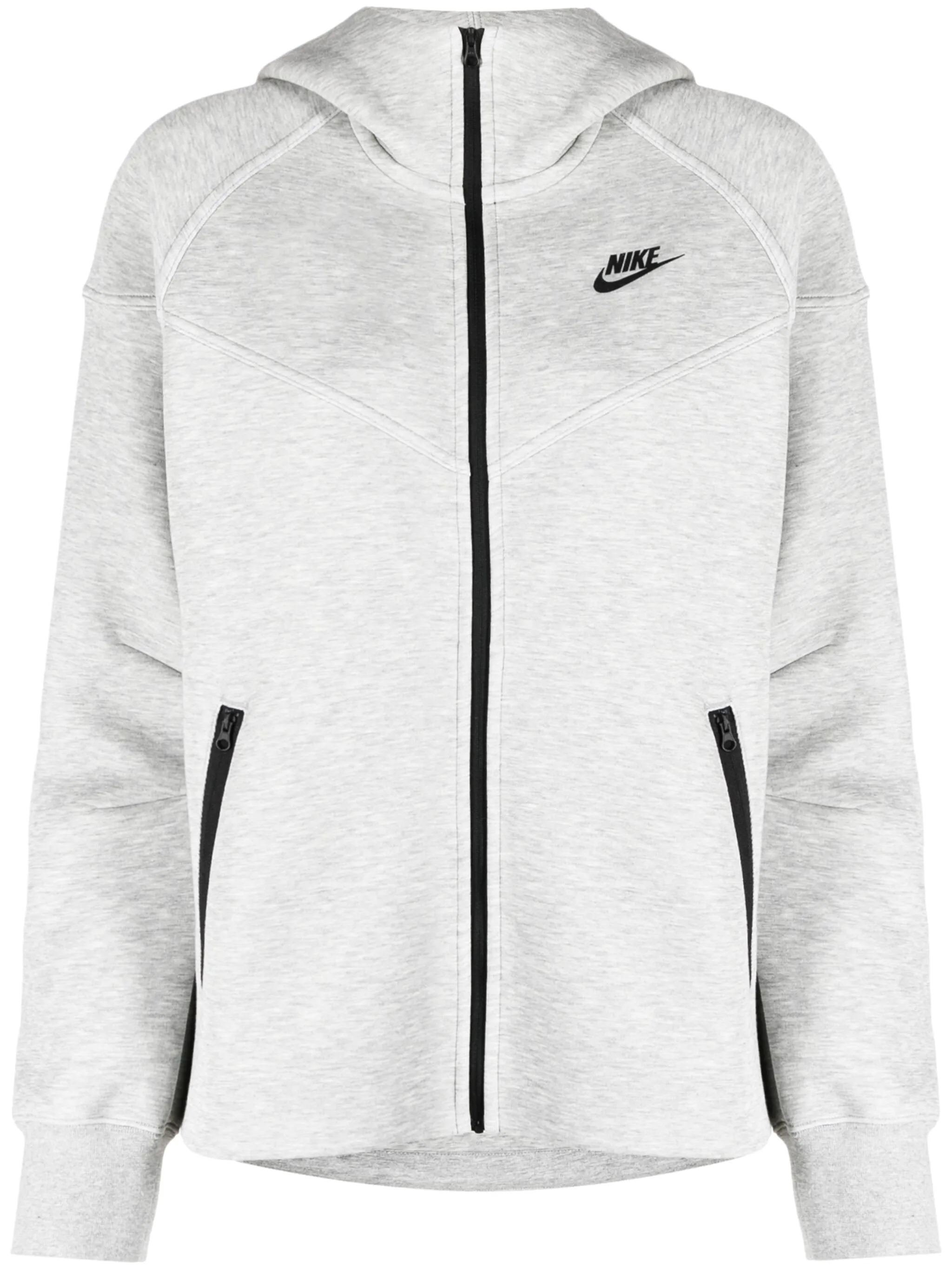 

Толстовка с логотипом, застегивающаяся на молнию Nike, серый