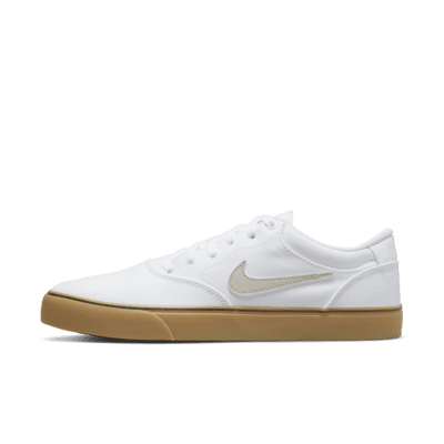 

Кроссовки Nike SB Chron 2 Canvas Skate Shoes, цвет White/White/Gum Light Brown/Light Bone