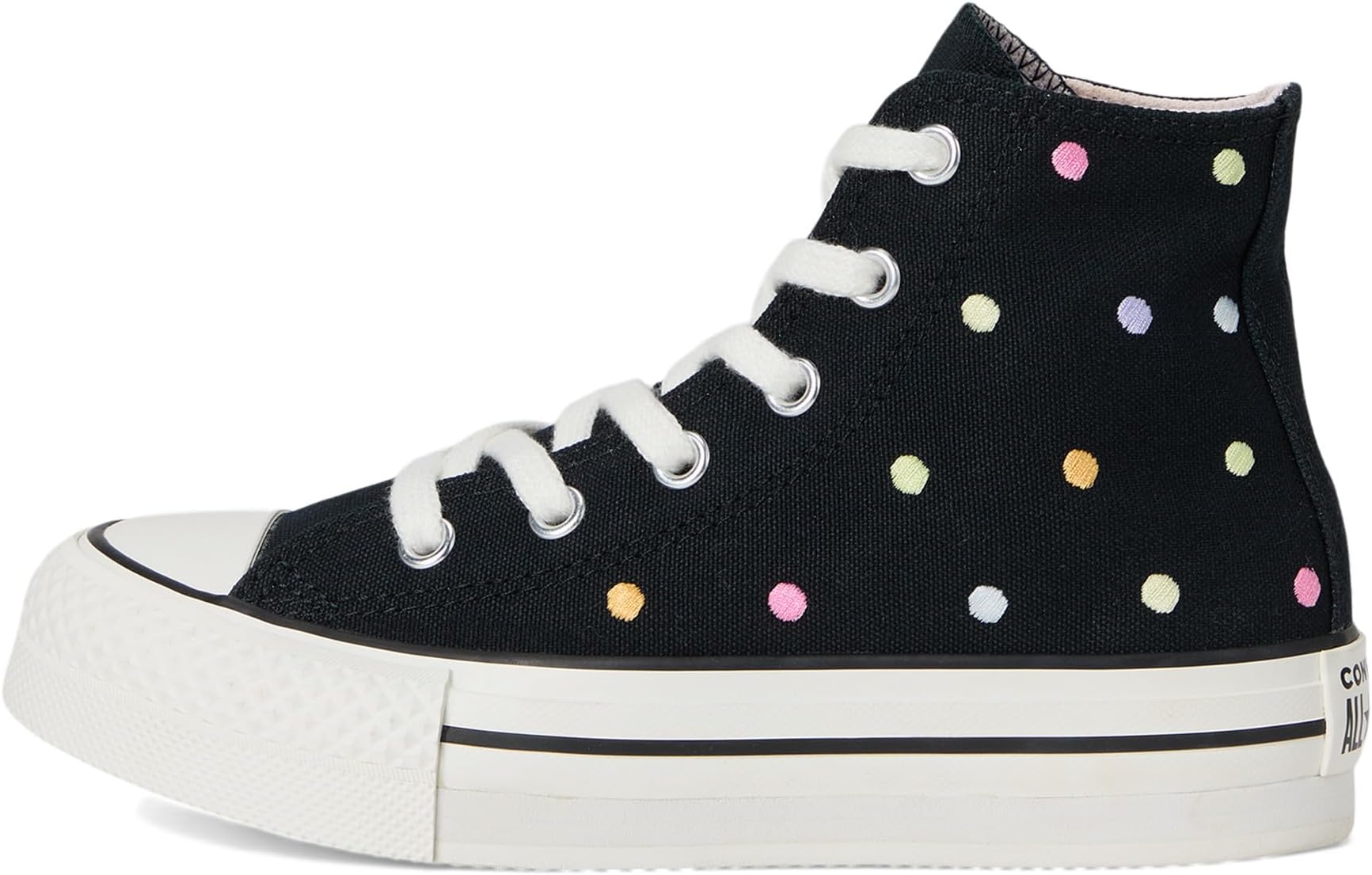Кроссовки Converse Kids Chuck Taylor All Star Eva Lift, цвет Black/Vintage White/Egret — фото 4