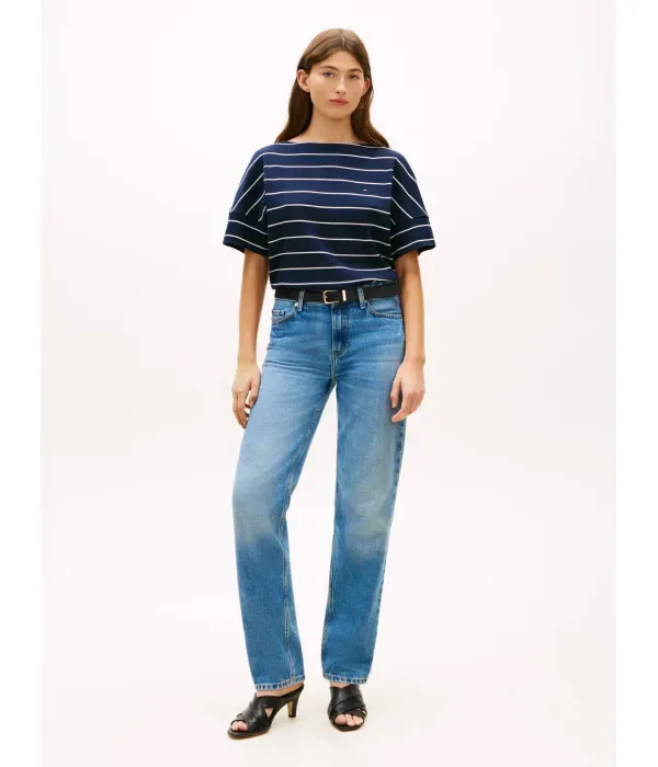 Футболка loose fit Tommy Hilfiger, темно-синий — фото 2