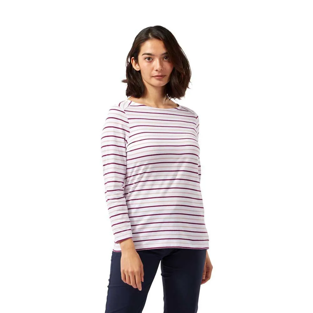 

Футболка Craghoppers Blanca 3/4 sleeve, фиолетовый
