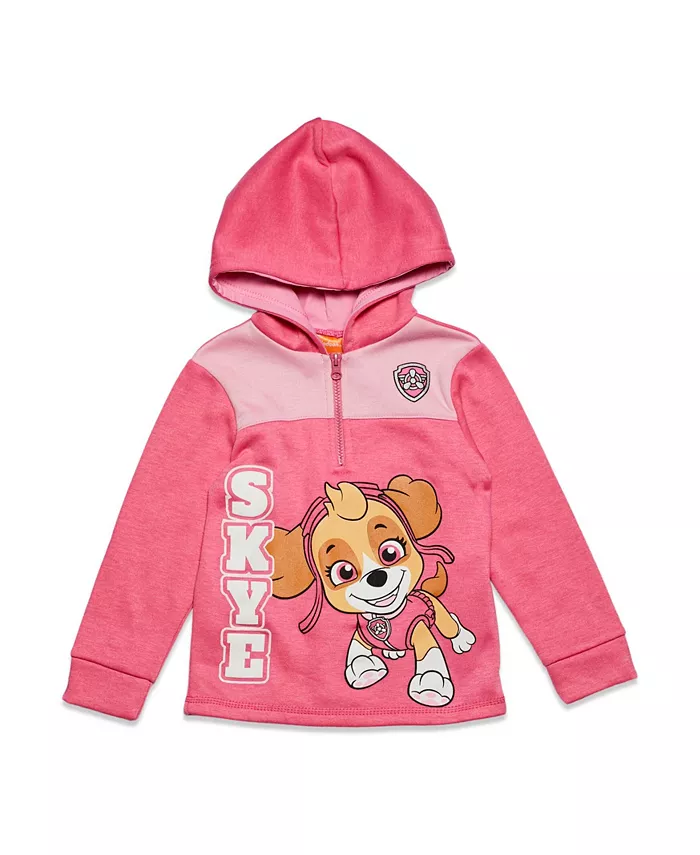 

Детская флисовая толстовка с молнией наполовину Skye Everest для девочек Paw Patrol, розовый