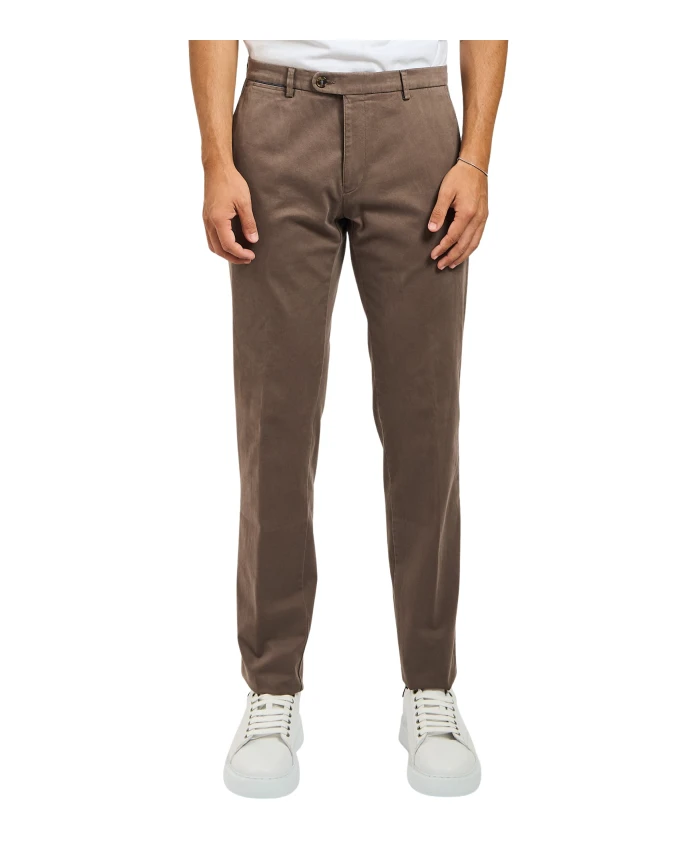 

Коричневые спортивные брюки прямого кроя. Bugatti, коричневый