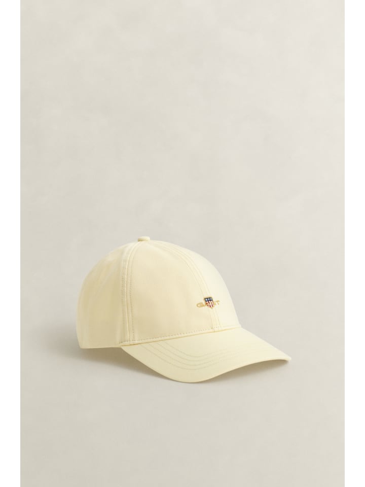 

Gant Защитная кепка из хлопчатобумажной саржи ванильно-желтого цвета