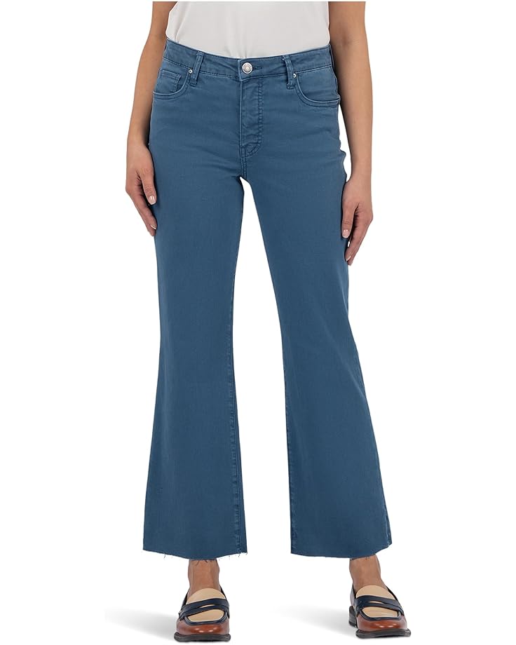 

Женские джинсы KUT from the Kloth Kelsey High Rise Fab Ab Ankle Flare With Raw Hem, Ocean