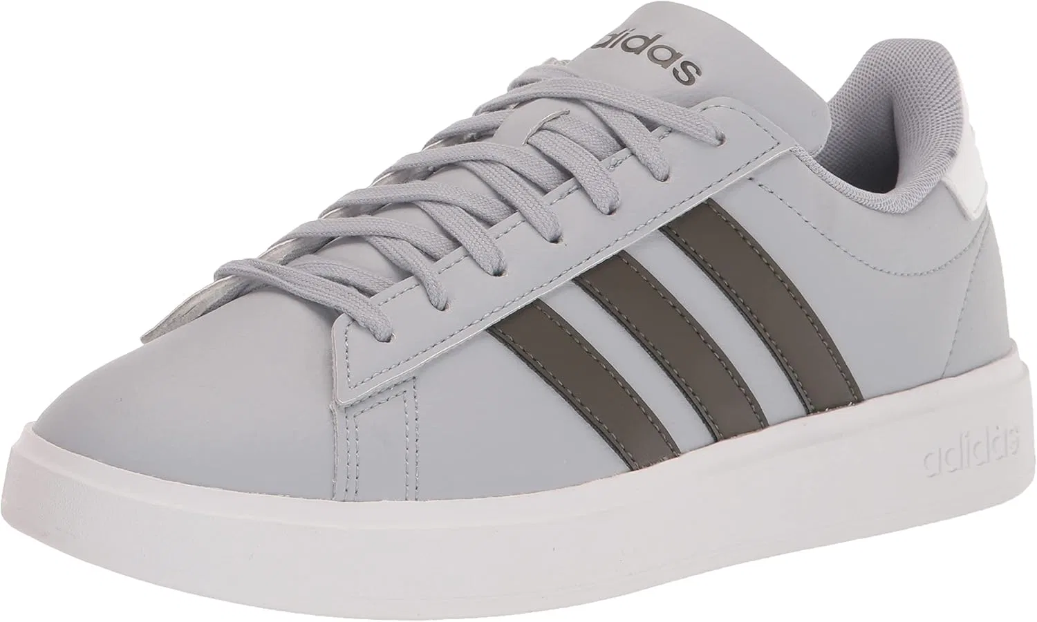 Кроссовки Grand Court 2.0, adidas, Halo Silver/Shadow Olive/White