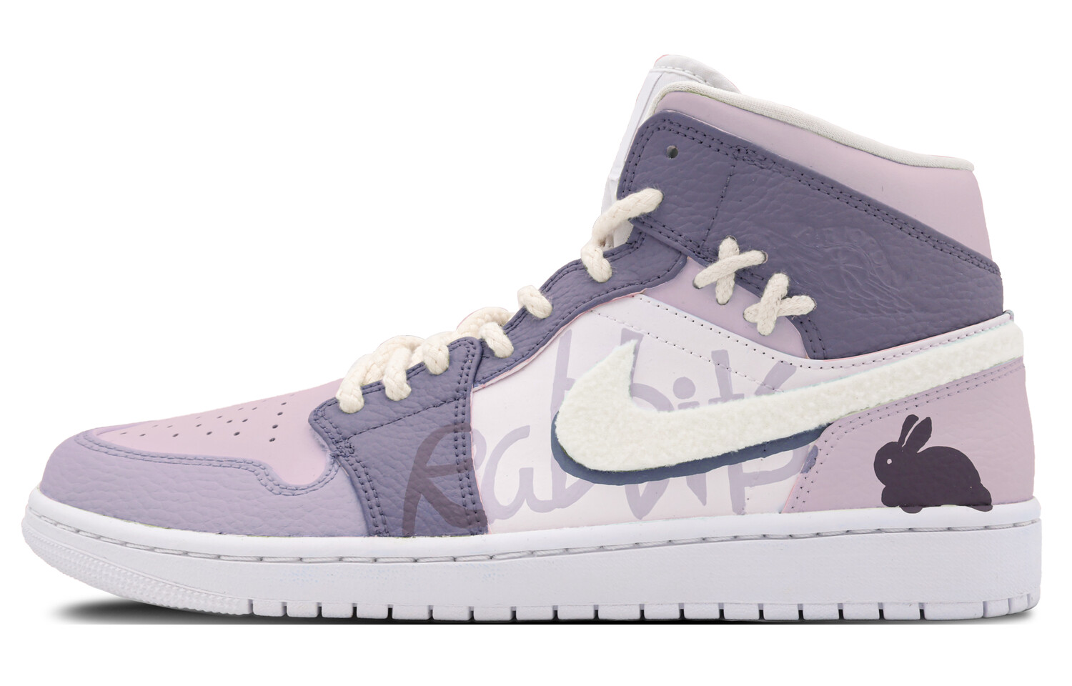 

Баскетбольные кроссовки Air 1 Vintage женские высокие фиолетовый Jordan