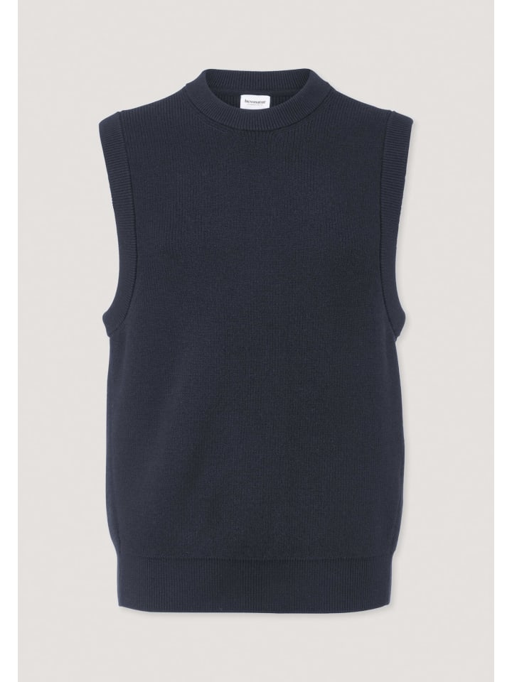 

Hessnatur Вязаный жилет-пуловер, стандартный размер, темно-синего цвета