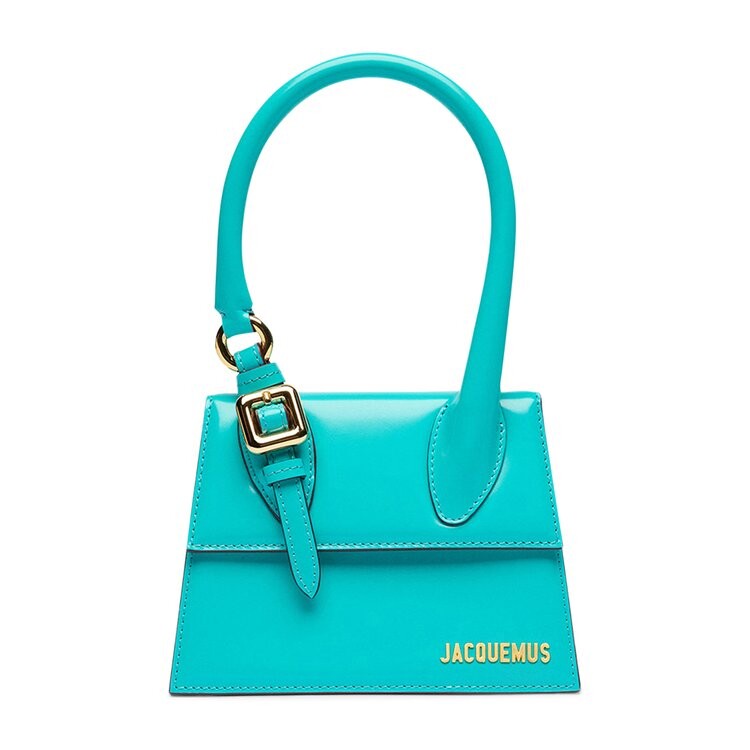 

Сумка top-handle Jacquemus Le Chiquito Moyen Boucle, цвет Turquoise