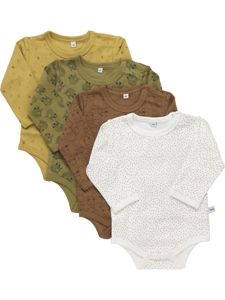 

Pippi Babywear Детский боди с длинными рукавами, разноцветный
