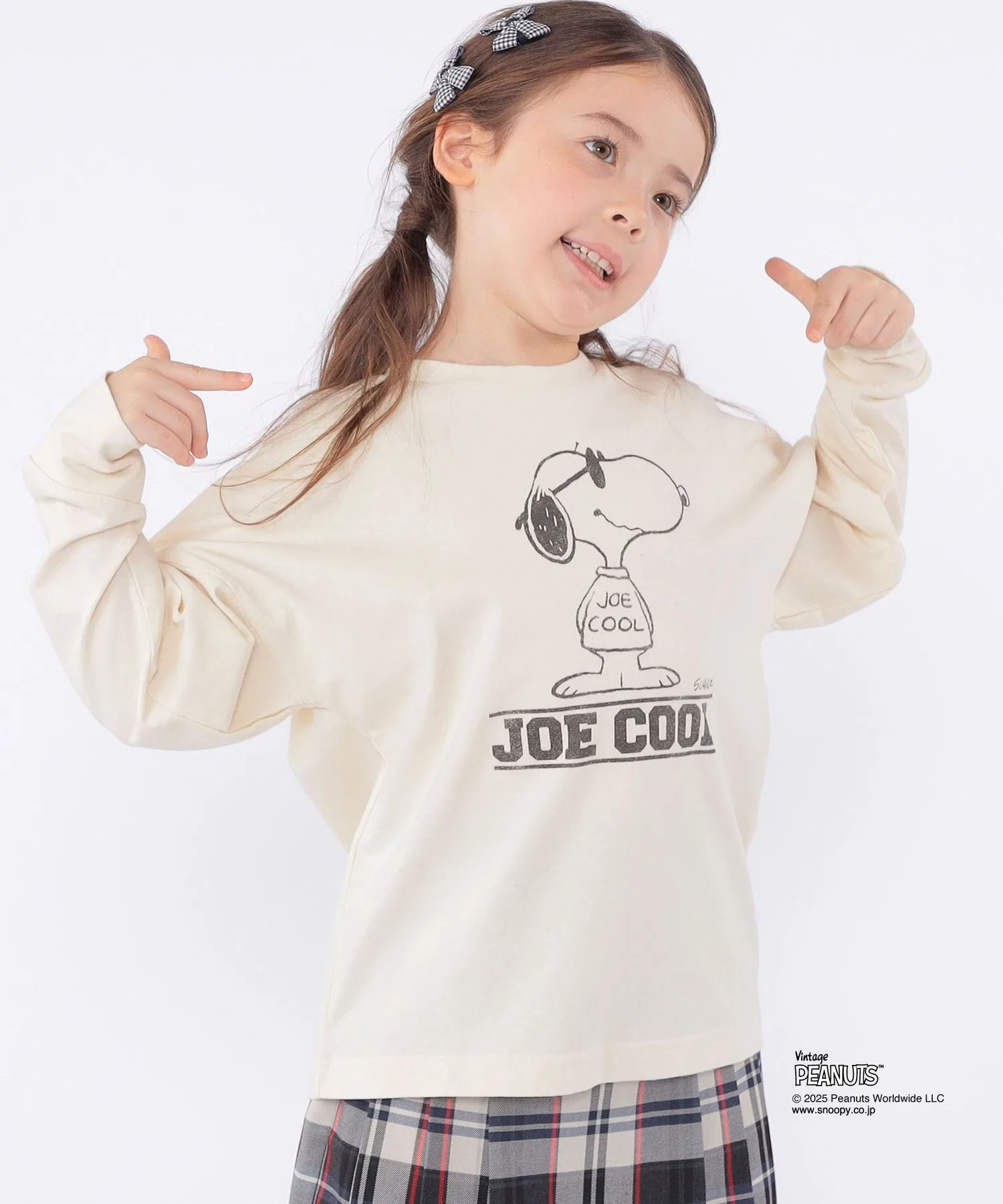 Детская хлопковая футболка с длинными рукавами SHIPS KIDS SNOOPY серая — фото 2