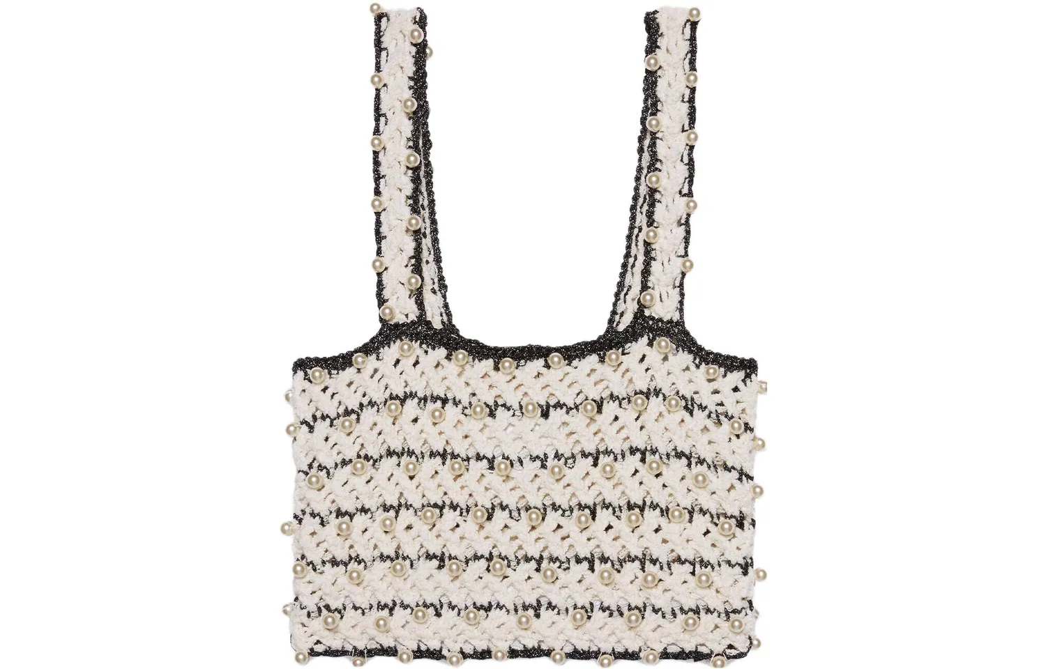 Футболка-майка GUCCI Женская Ecru Straight Fit, классический крой, цвет Ecru — фото 3