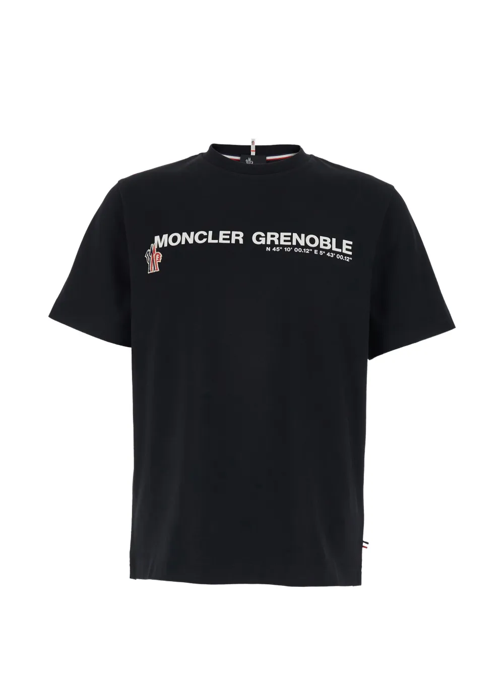 

Футболка с круглым вырезом Moncler Grenoble, черный