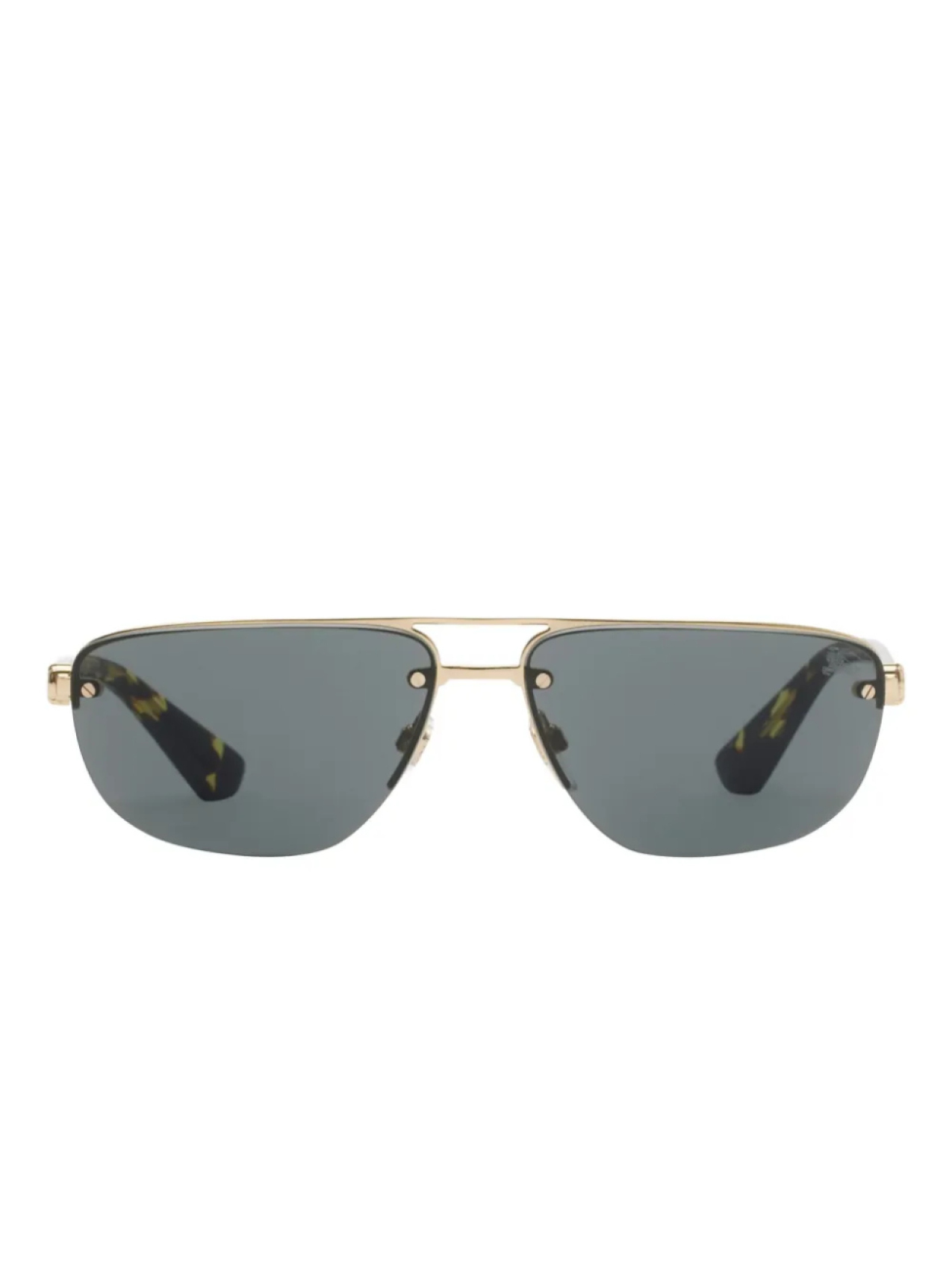 

Burberry Eyewear tortoiseshell-effect солнцезащитные очки, золотой