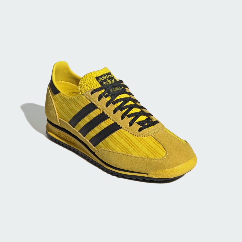 Кроссовки Adidas SL 72 OG Shoes, цвет Yellow/Core Black/Yellow — фото 4