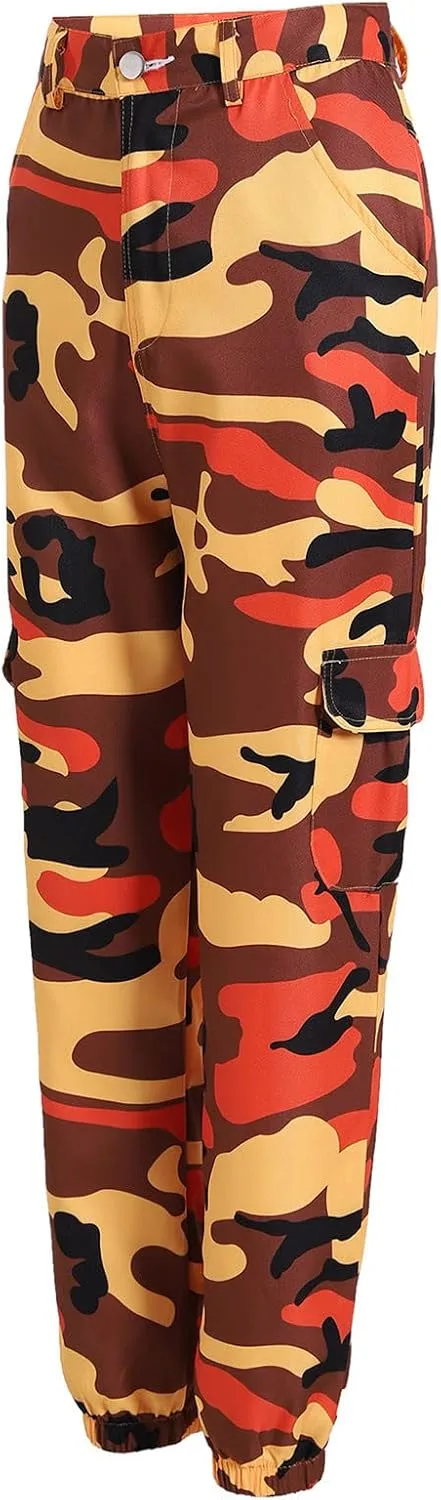 

Женские камуфляжные штаны Baggy с карманами Military Army Akklian