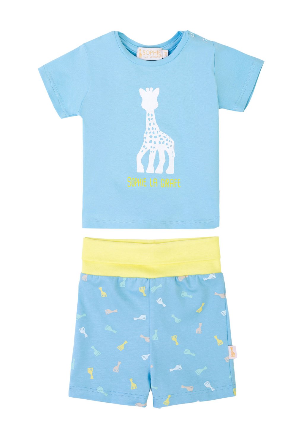 

Футболка с принтом SET Sophie la Girafe, синий