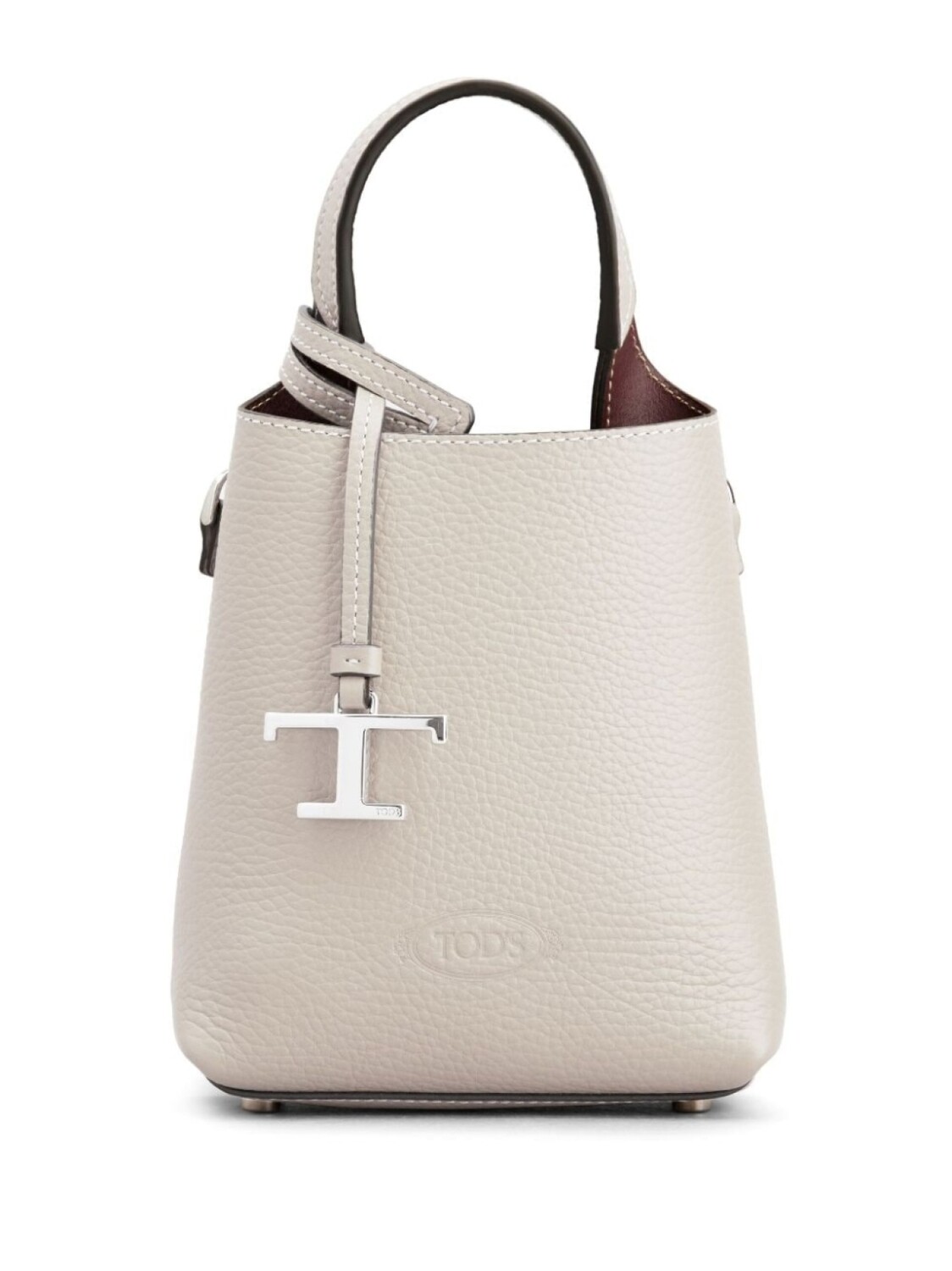 

Tod's сумка-тоут размера мини с логотипом, нейтральный цвет