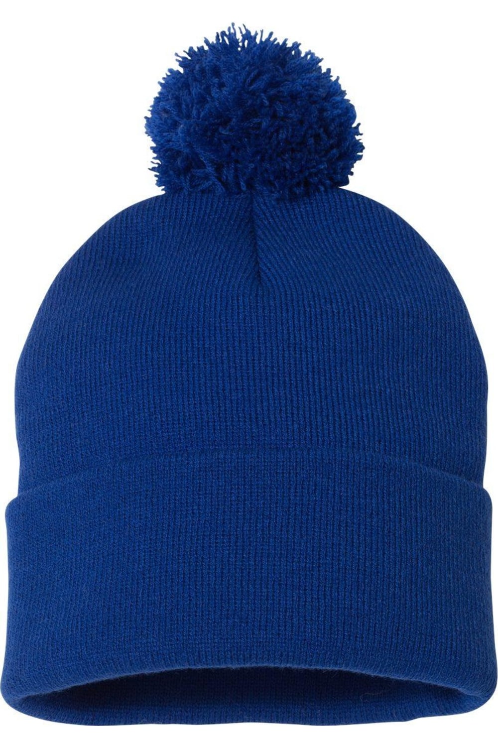 

Вязаная шапка Sportsman Pom-Pom 12, синий