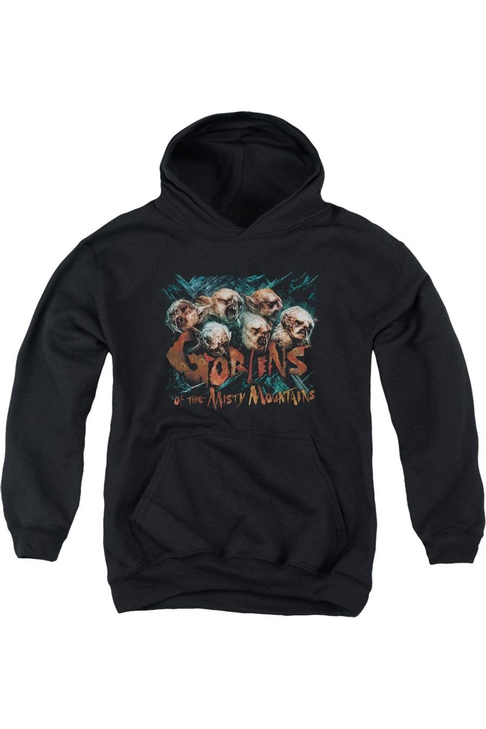 

Толстовка с капюшоном The Hobbit Misty Goblins для подростков Gildan, черный