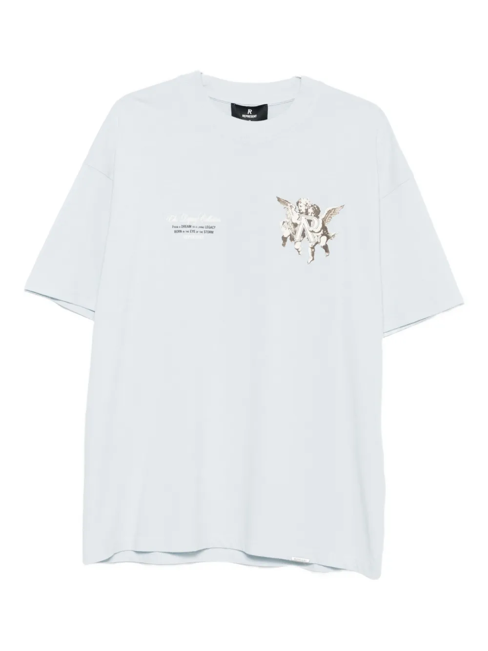 

Футболки и поло Represent, светло-голубые, белый