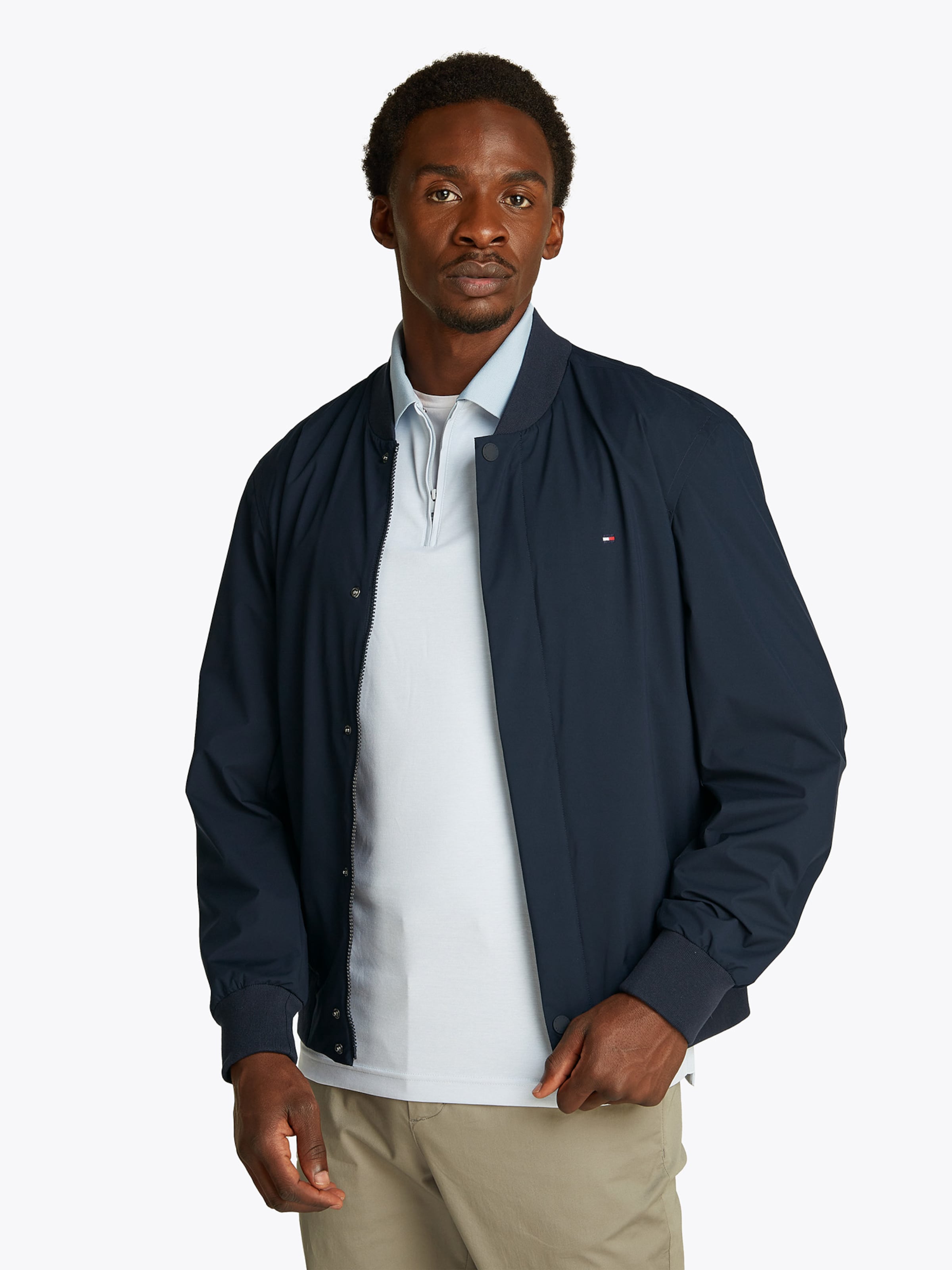 TOMMY HILFIGER Куртка для межсезонья в цвете Navy — фото 3