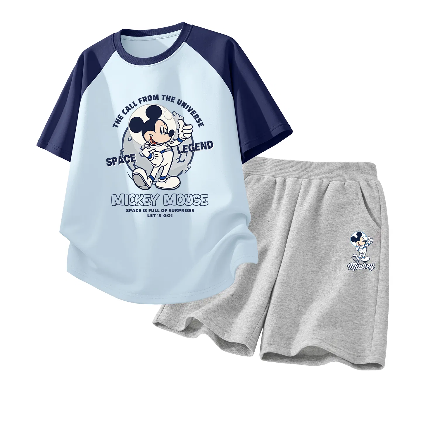 Спортивный костюм для детей Disney Casual Sportswear Two Piece Set синий+серый