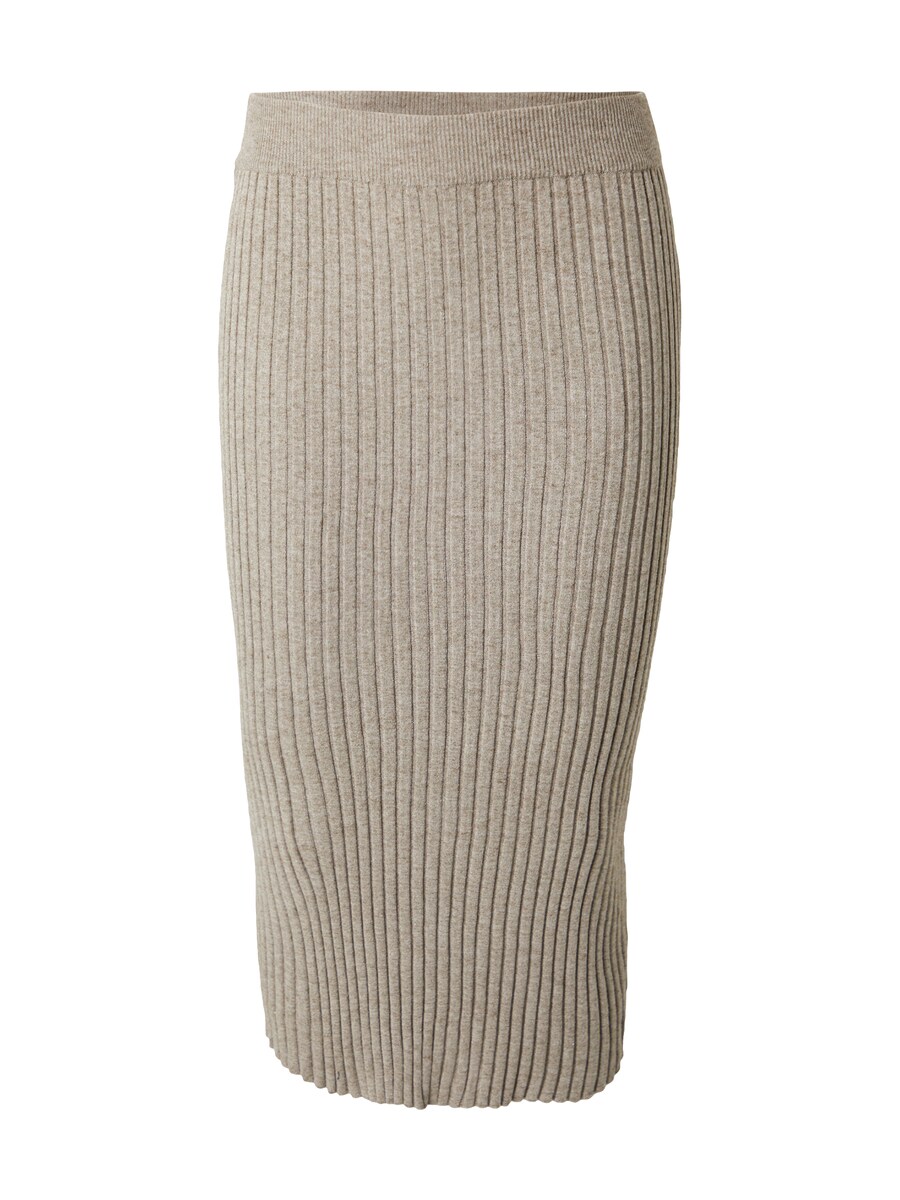 

Юбка миди ONLY Carmakoma Skirt CARFIA, серо-коричневый