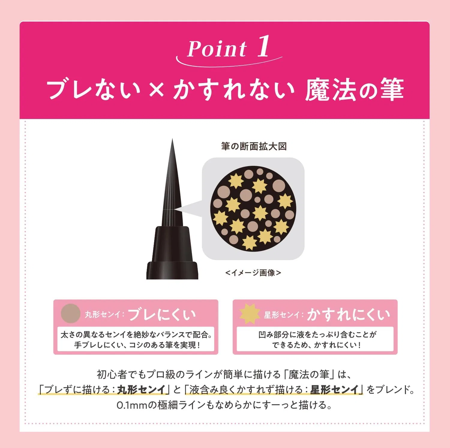 Подводка для глаз Kingdom Liquid Eyeliner TP Black Brown с кистью Magic Brush, 0.5 мл, черно-коричневый — фото 3
