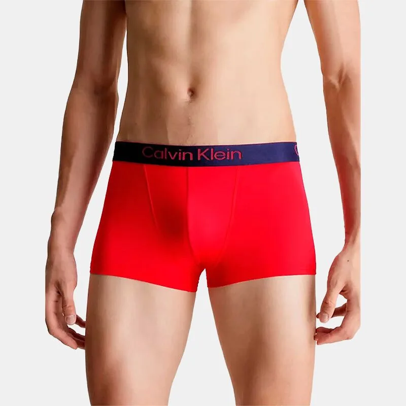 Calvin Klein Трусы-боксеры low rise, европейская версия, мужские, 1 шт, красные — фото 4