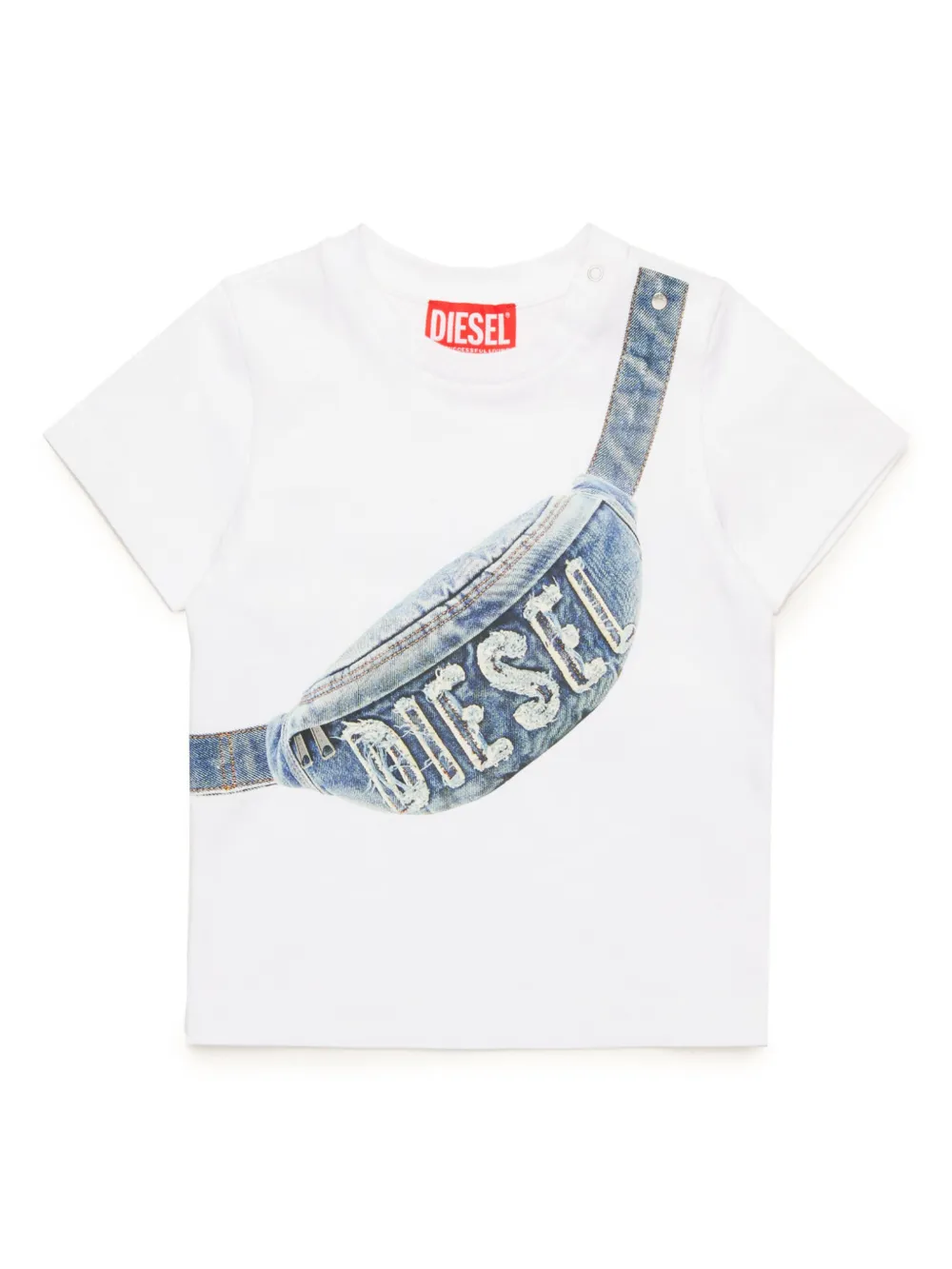 

Футболка с логотипом Diesel Kids, белый