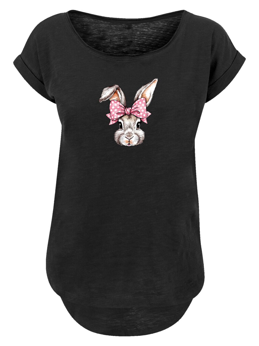 

Рубашка F4NT4STIC Niedlicher Hase mit Schleife, черный