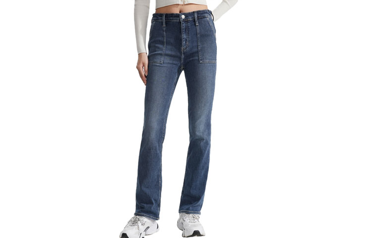 Футболка CK/ Jeans Women's Denim Dark Blue Calvin Klein, 1A4-Denim Dark Blue — фото 2
