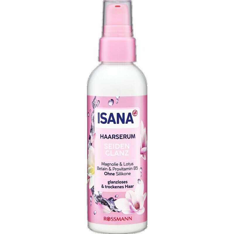 

Сыворотка для волос шелковый блеск ISANA, 100 ml