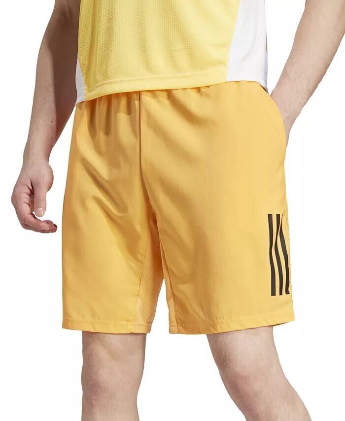 

Мужские теннисные шорты с 3 полосками для клуба 9 дюймов adidas, оранжевый