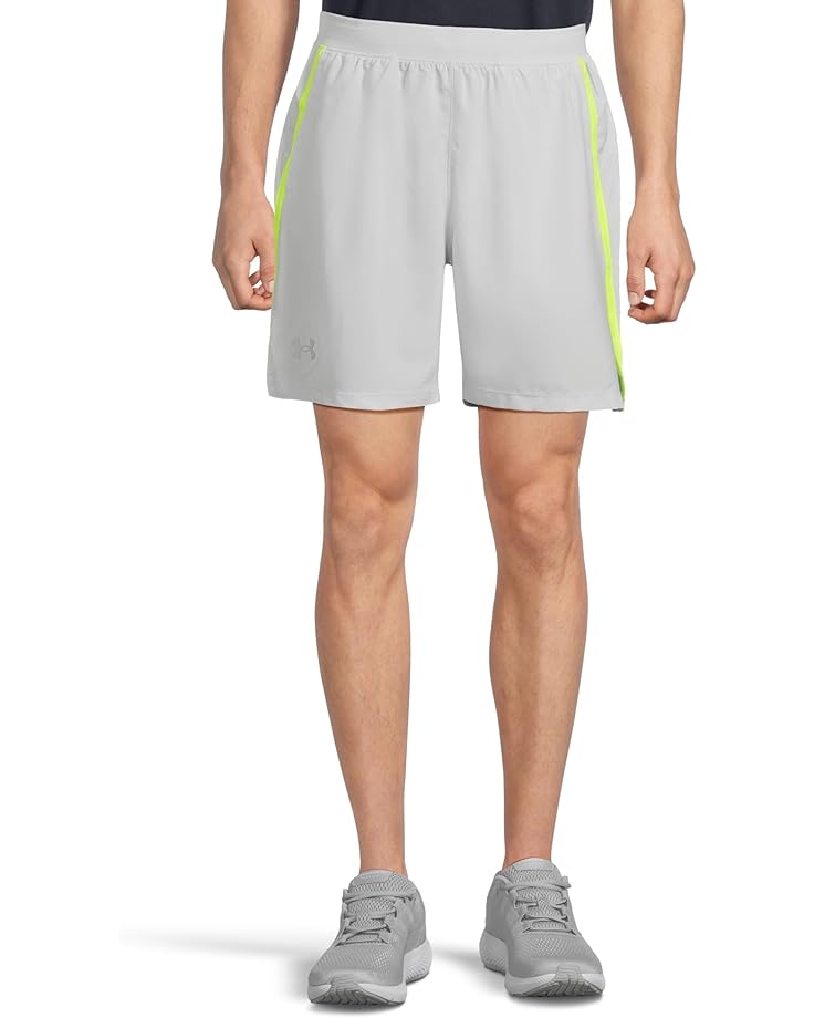 

Шорты Under Armour Launch Run 7 Inch Shorts, цвет Halo Gray/High-Vis Yellow/Reflective