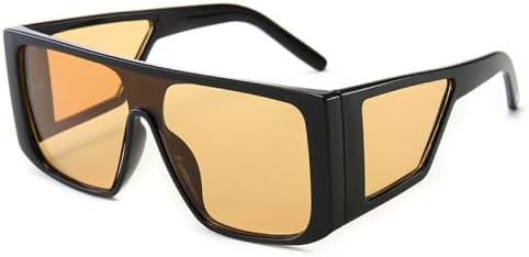 

Европейские квадратные солнцезащитные очки, большие, с плоской верхней частью, женские, винтажные, ретро, ​​для женщин и мужчин, с защитой от УФ-излучения UV400 MTZJH, C3