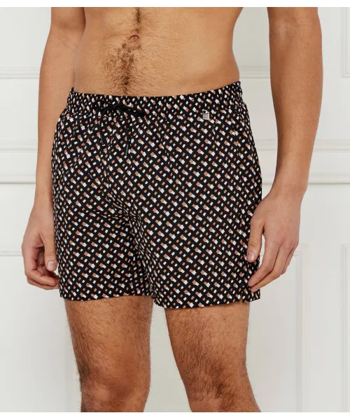 

Новые шорты для плавания Manu Regular fit Boss, черный