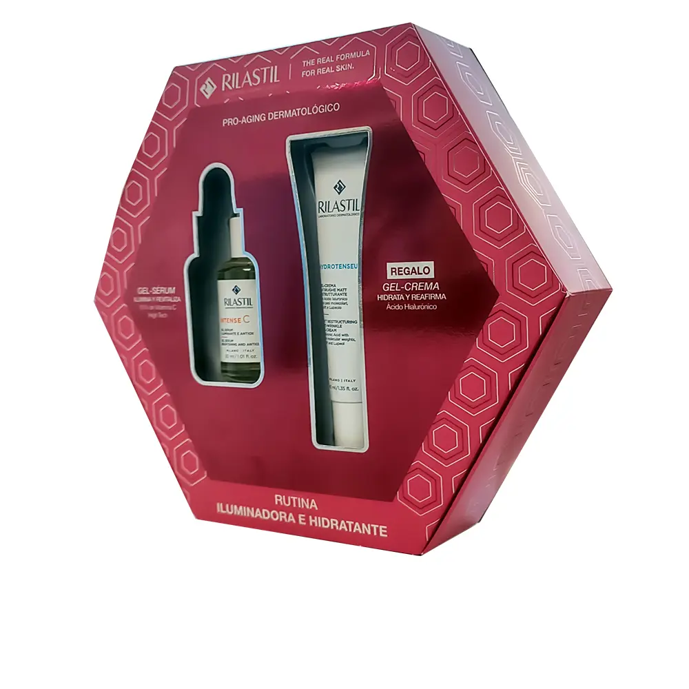 

Крем для лица Sérum iluminador + gel crema antiarrugas estuche Rilastil, 2 шт.