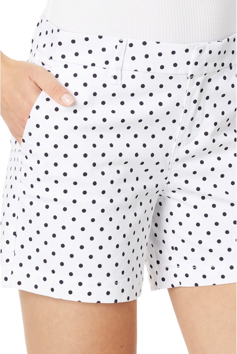 Шорты Tommy Hilfiger Hollywood 5 дюймов в горошек, Shore Dot/Sky Captain/Bright White — фото 3